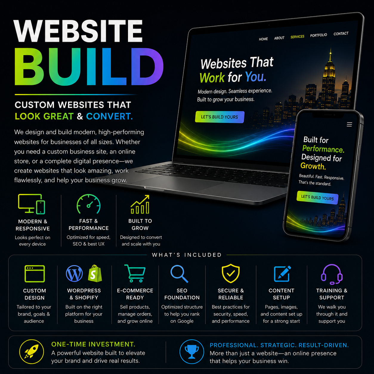 Custom Website Design & Development