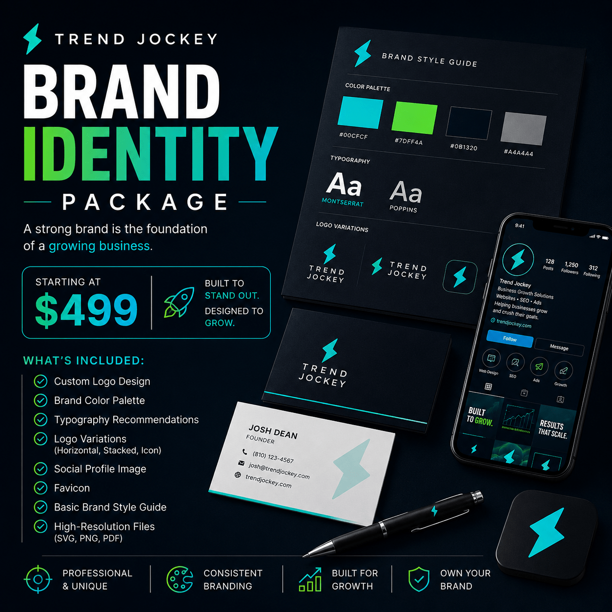 Brand Identity Package - Trend Jockey®